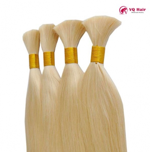 Remy Blonde Human Hair: Bulk Hair for a Perfect Look